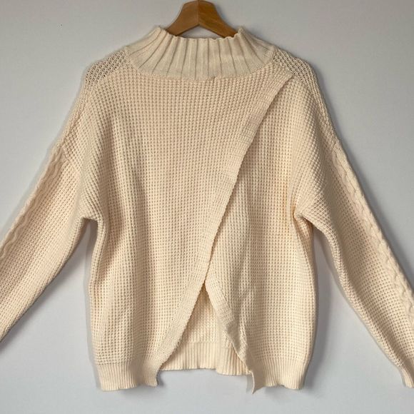 Workhall Knit Mock Neck Sweater Sz S - Picture 5 of 8